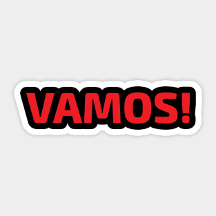 VAMOS! Carlos Sainz F1 Radio Sticker